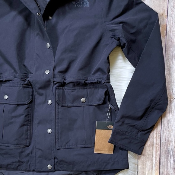 The North Face Women’s Kepplier Aviator Navy Rain Jacket - Picture 3 of 8
